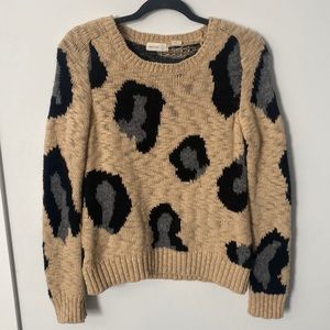 leopard print sweater